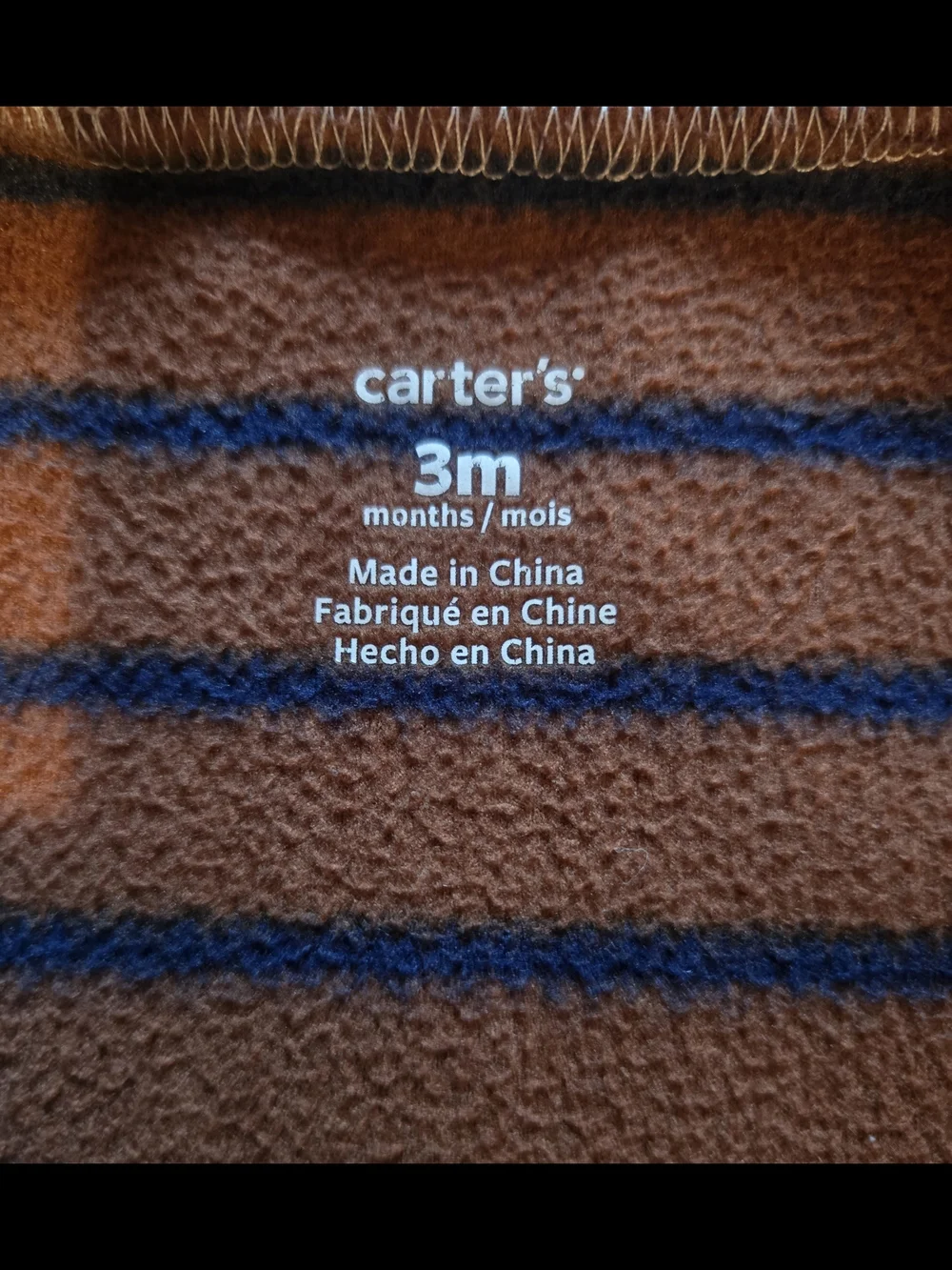 Carters soft striped
